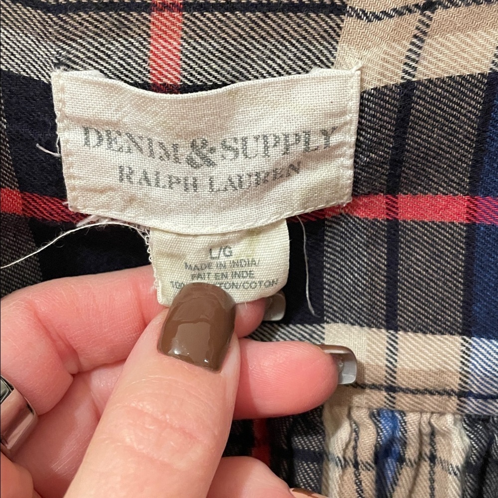 Ralph Lauren Denim & Supply Multicolor Plaid Shirt - Picture 2 of 4